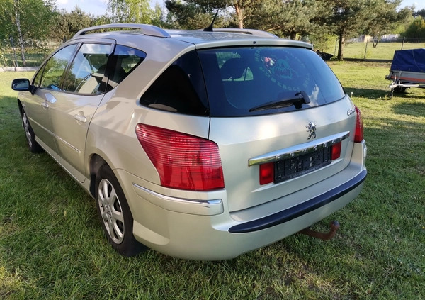 Peugeot 407 cena 11900 przebieg: 201000, rok produkcji 2007 z Sieraków małe 137